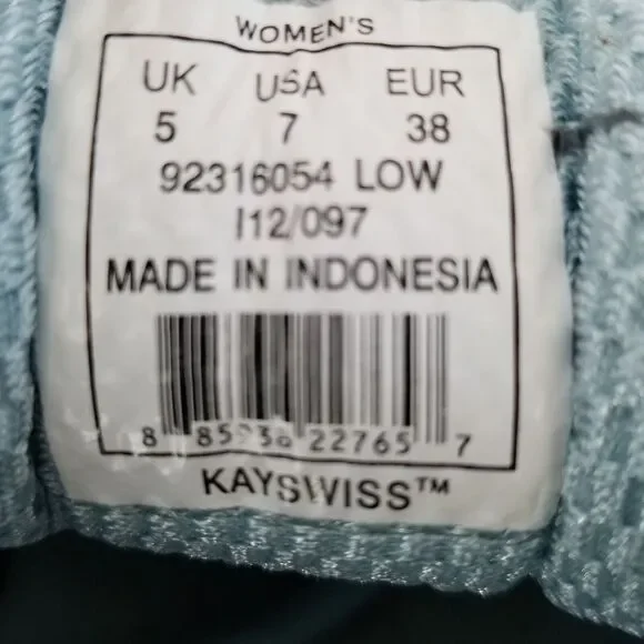 K-Swiss Tubes Sneakers Gray Athletic Shoes Women's Size 7 - Picture 15 of 16